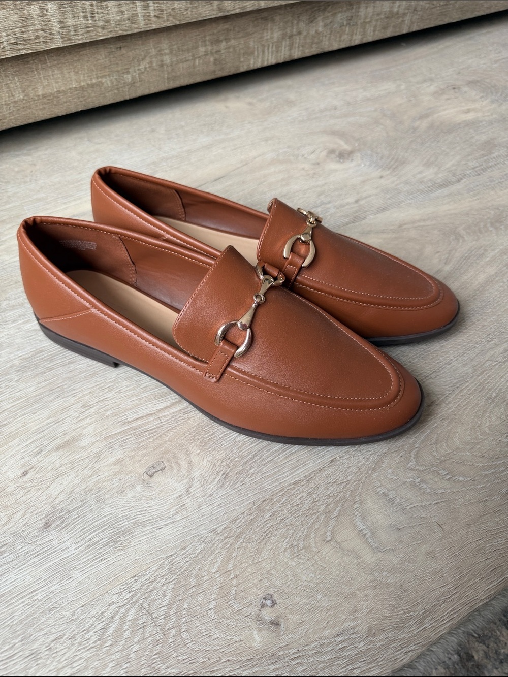Brand New Brown Leather Loafers
